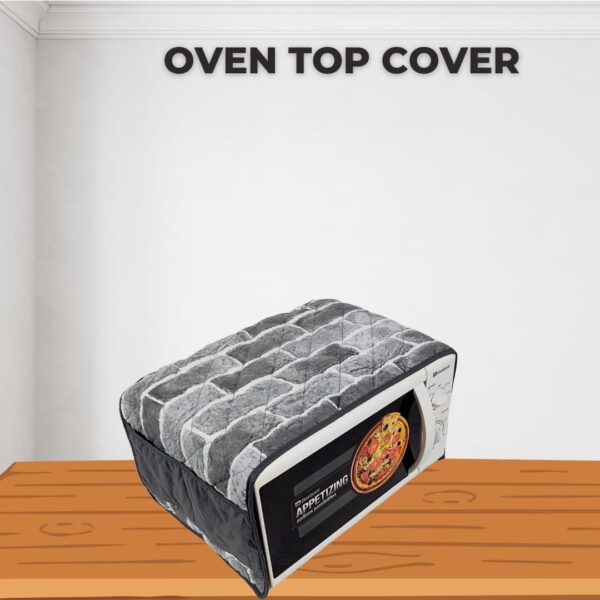 Microwave Oven Cover with Side Pockets